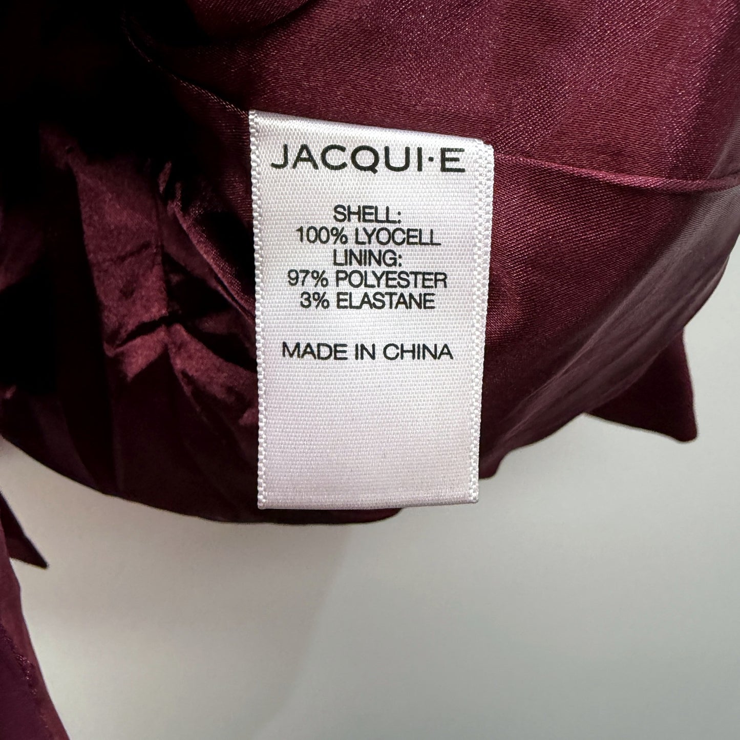 Jacque Womens Plum Lightweight Formal Workwear Blazer by - Size 8