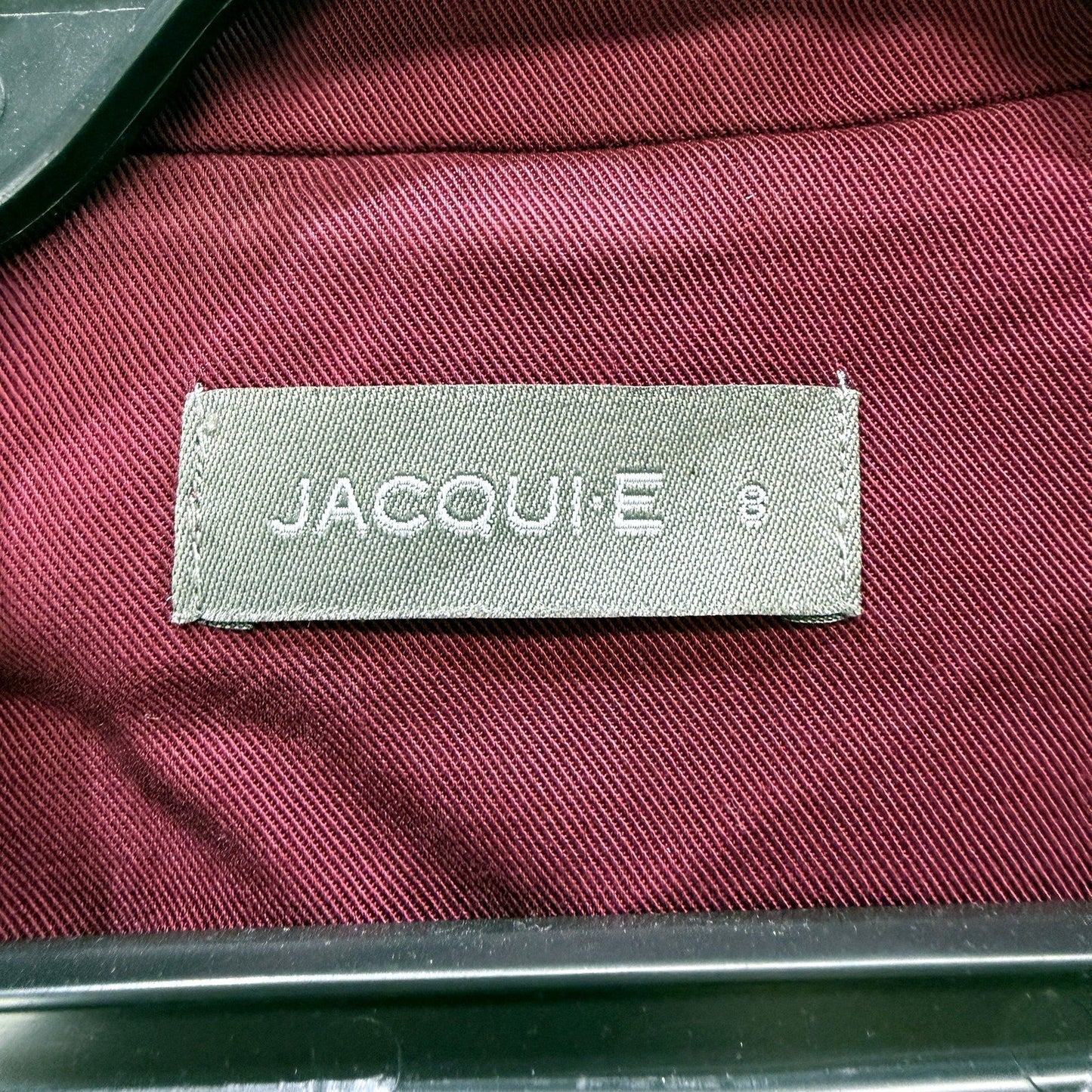 Jacque Womens Plum Lightweight Formal Workwear Blazer by - Size 8