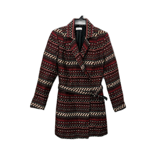 Kookai Womens Patterned Belted Jacket in Multi Color or - Size 38