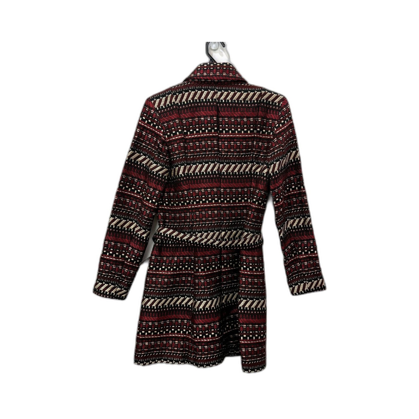 Kookai Womens Patterned Belted Jacket in Multi Color or - Size 38