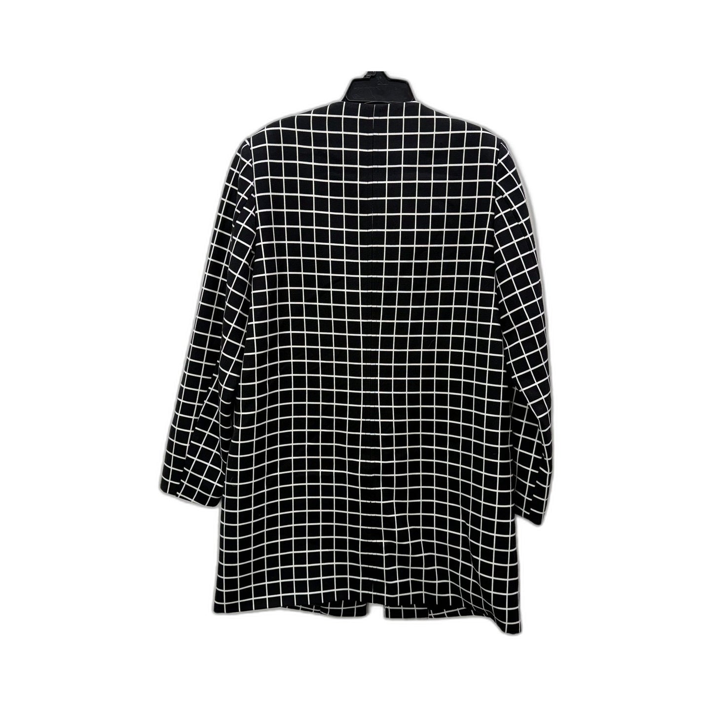Pingpong Womens Checkered Black and White Cotton Jacket Size 10 NEW