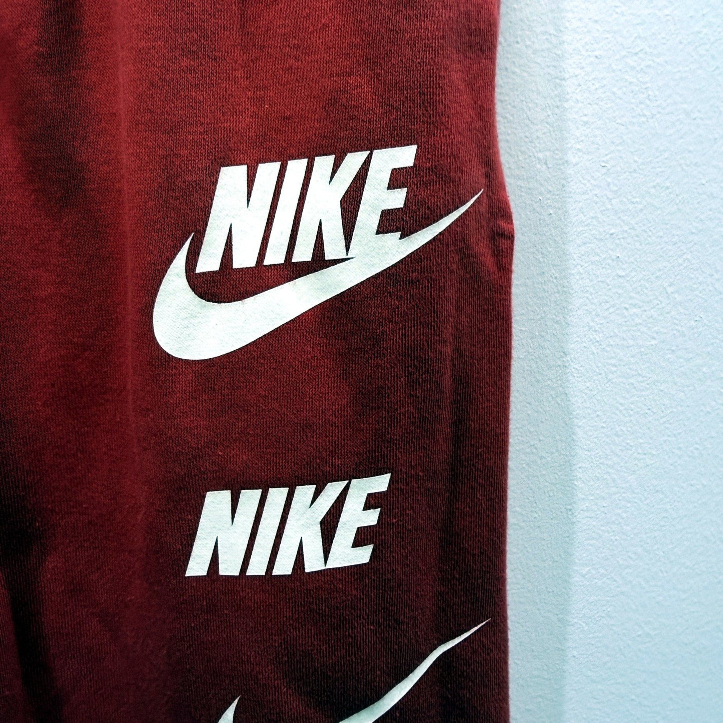Nike Kids Red Cargo Track Pants with Drawstring Waist, Size 70cm Size 70cm