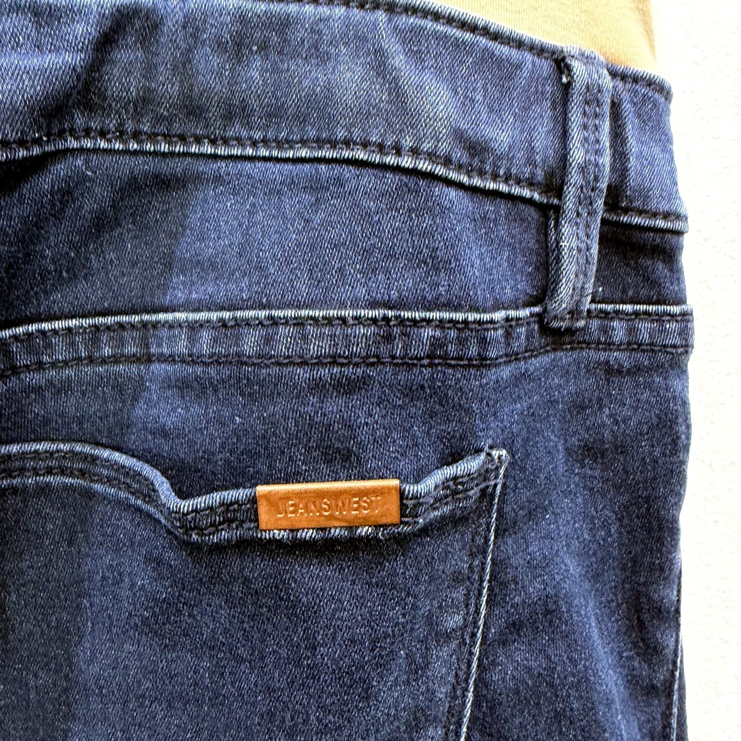 Maternity Skinny Jeans Womens - Navy Blue Denim Size 10 by West