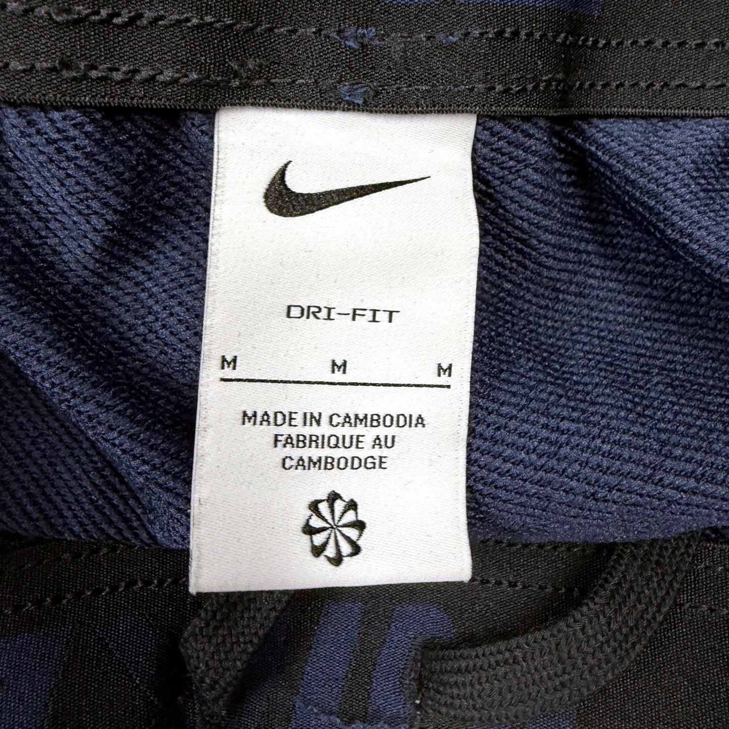 Nike Mens Dri-Fit Navy Blue Athletic Sweatpants for Workout, Size M