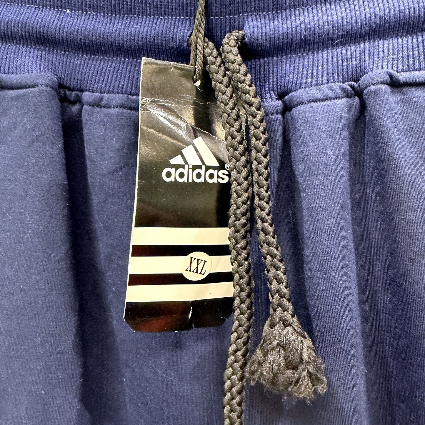 adidas Kids Navy Blue Sweatpants with Drawstring and Pockets Size XXL NEW