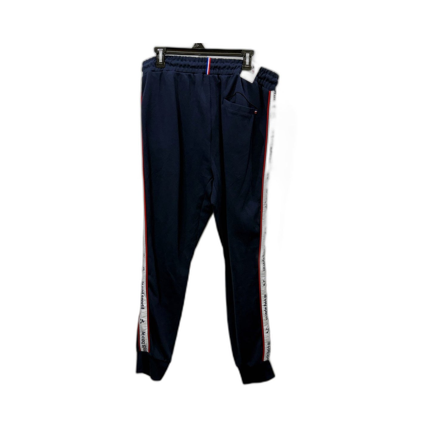 Le Coq Sportif Mens Track Pants Blue Relaxed Fit Athletic Lounge Joggers NEW