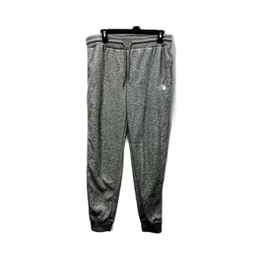 The North Face Mens Gray Sweatpants with Drawstring and Elastic Cuffs - Size L