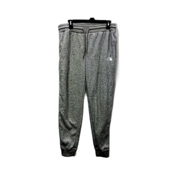 The North Face Mens Gray Sweatpants with Drawstring and Elastic Cuffs - Size L