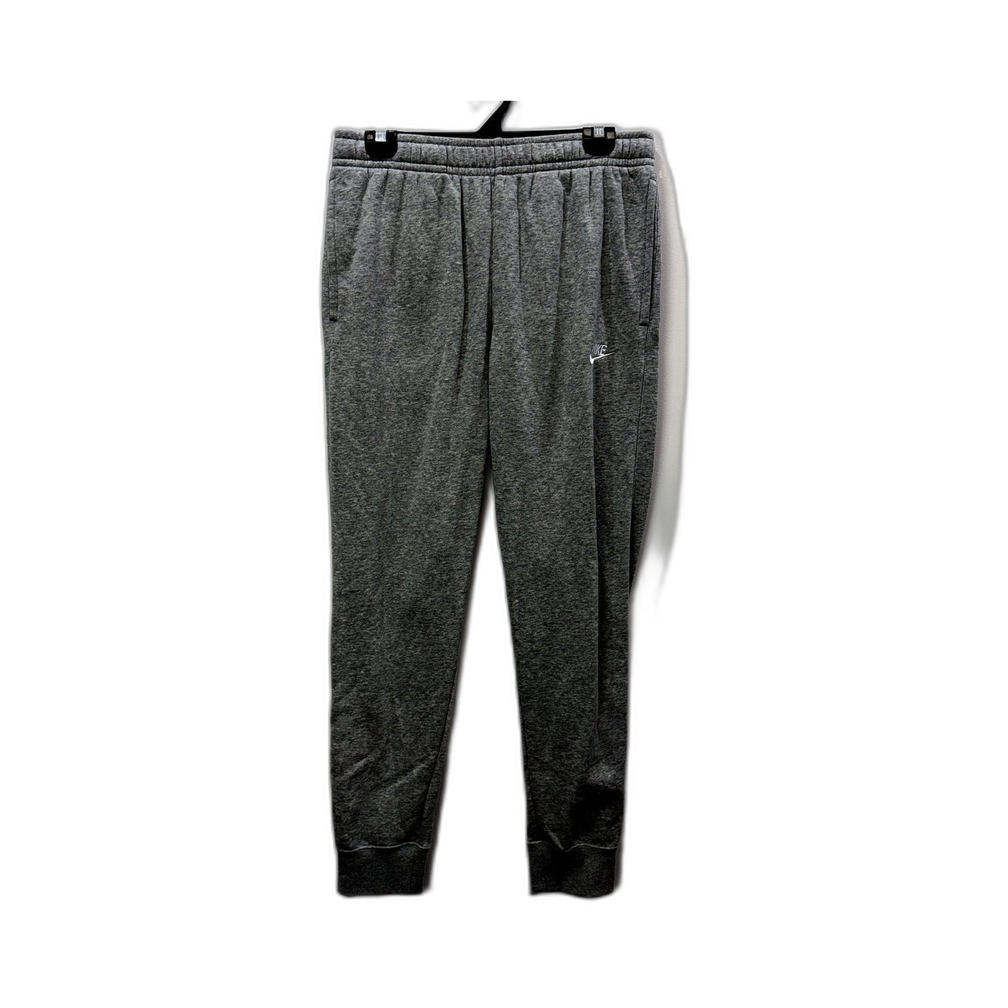 Nike Mens Gray Sweatpants - Comfortable Athletic Joggers Size M