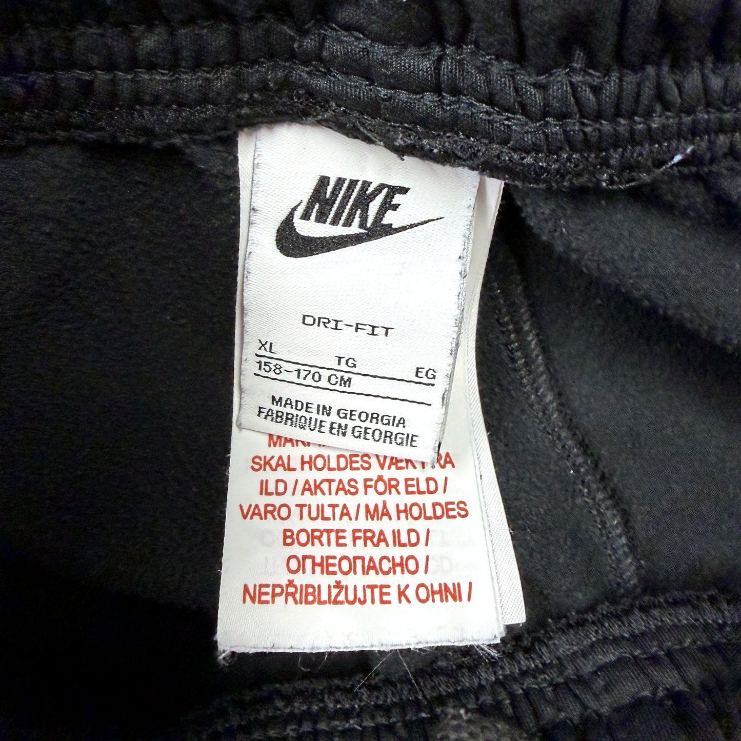 Nike Kids Black Sweatpants Dri-Fit Comfortable Athletic Joggers Size XL