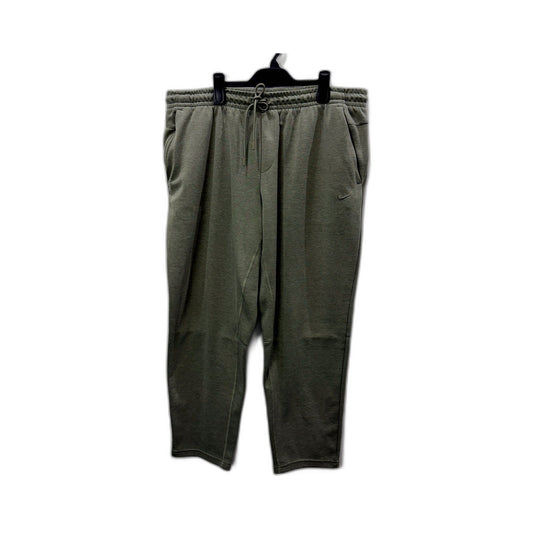 Nike Mens Green Sweatpants with Drawstring Pockets, XL Size