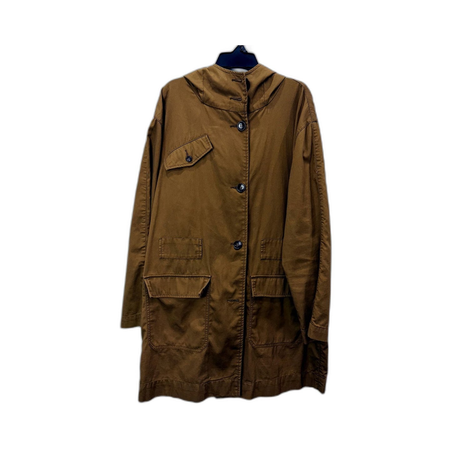 Country Road Womens Hooded Jacket - Casual Tan Beige Outerwear Size M