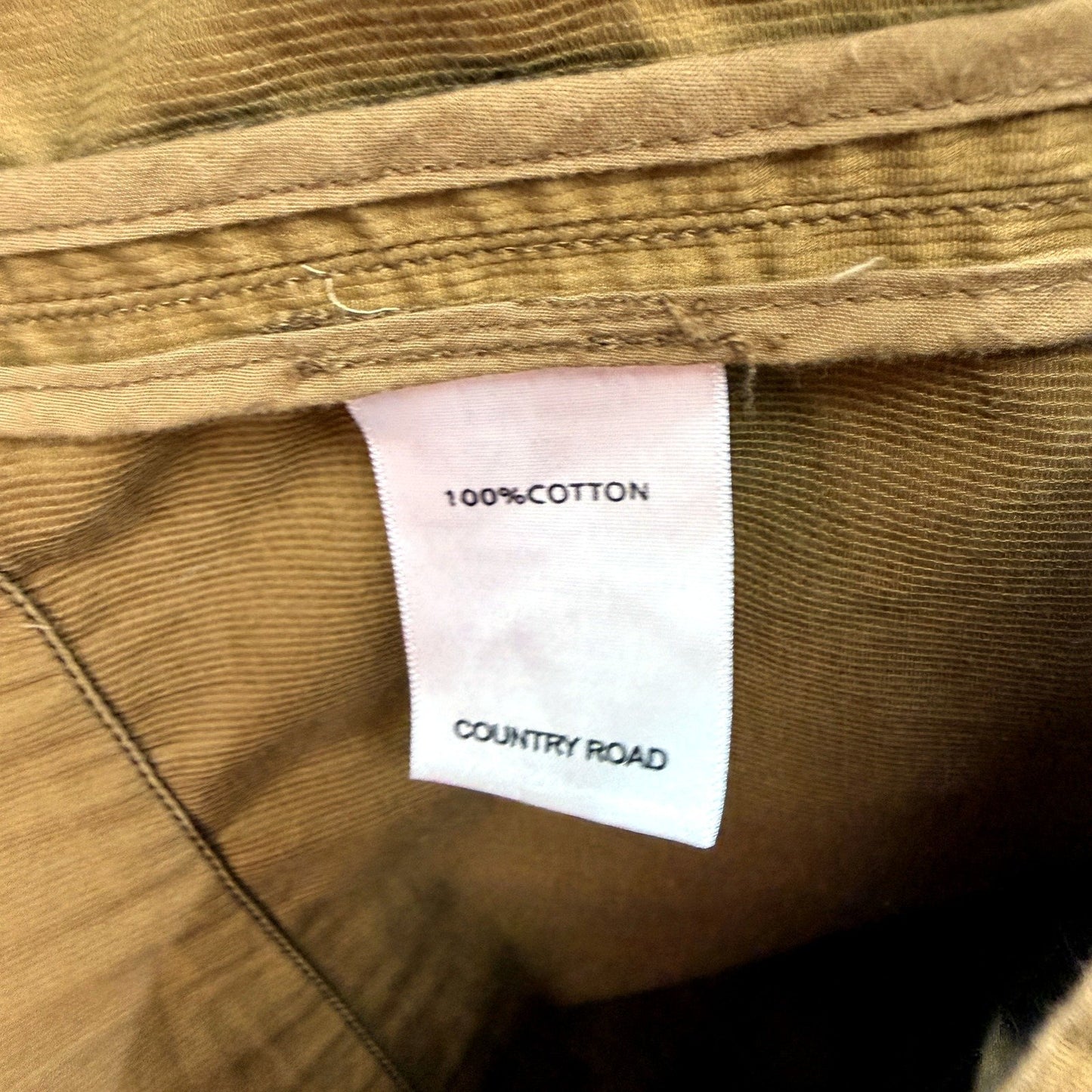 Country Road Womens Hooded Jacket - Casual Tan Beige Outerwear Size M
