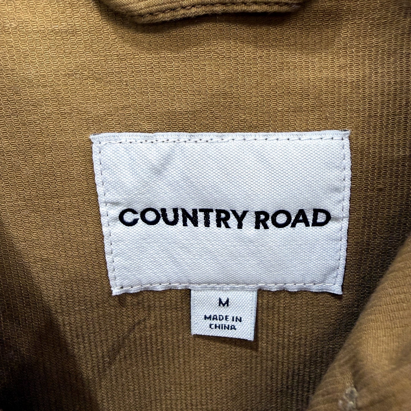 Country Road Womens Hooded Jacket - Casual Tan Beige Outerwear Size M