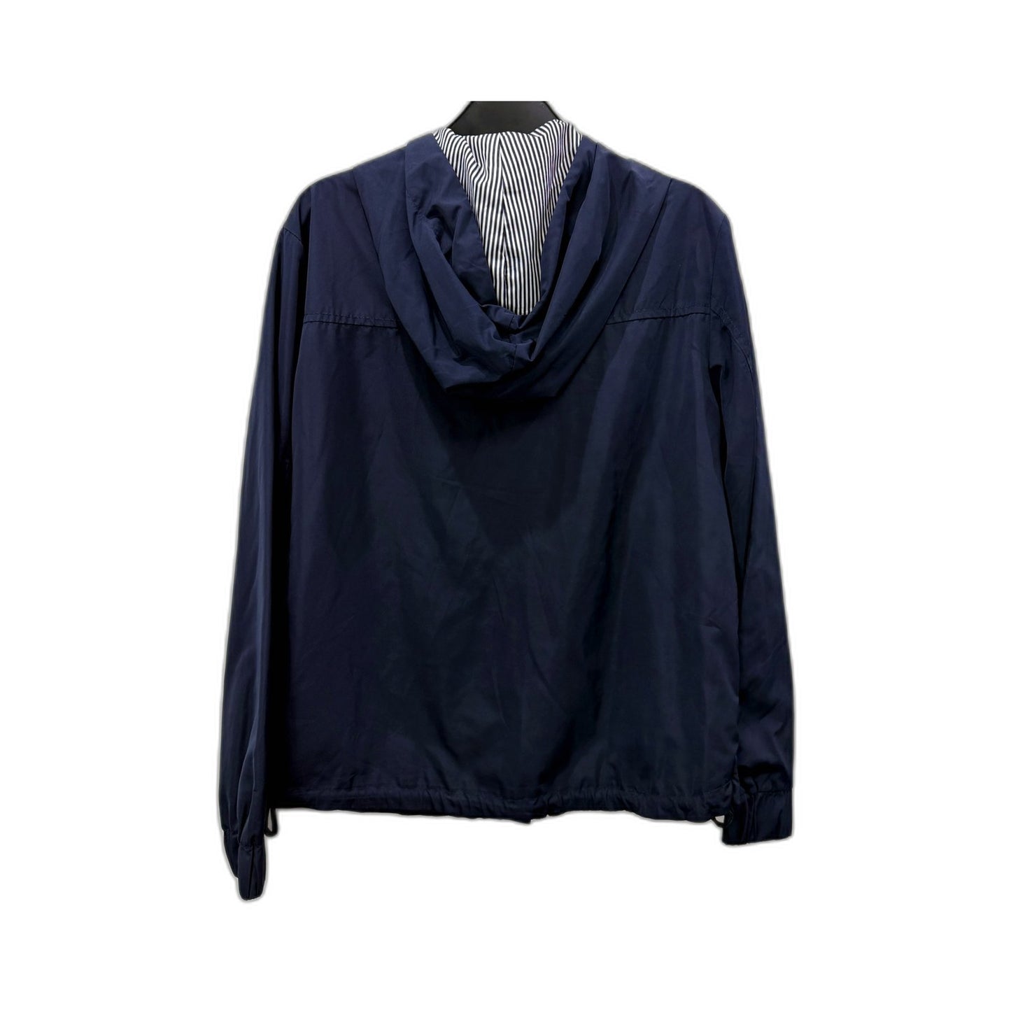 French Connection Womens Navy Blue Hooded Jacket Size 8