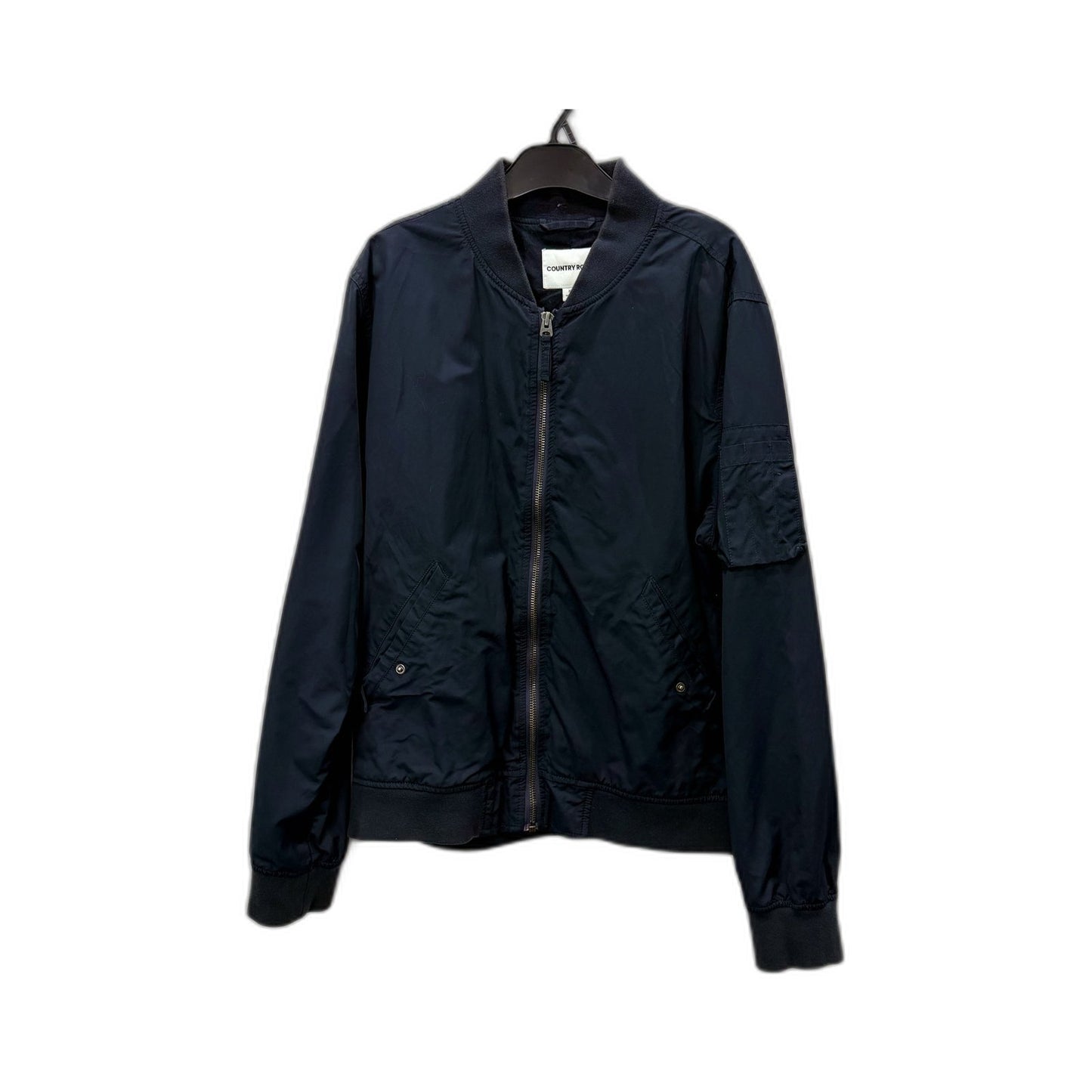 Country Road Mens Navy Bomber Jacket Lightweight Casual Outerwear Size XL