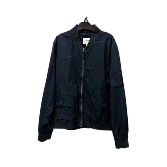 Country Road Mens Navy Bomber Jacket Lightweight Casual Outerwear Size XL