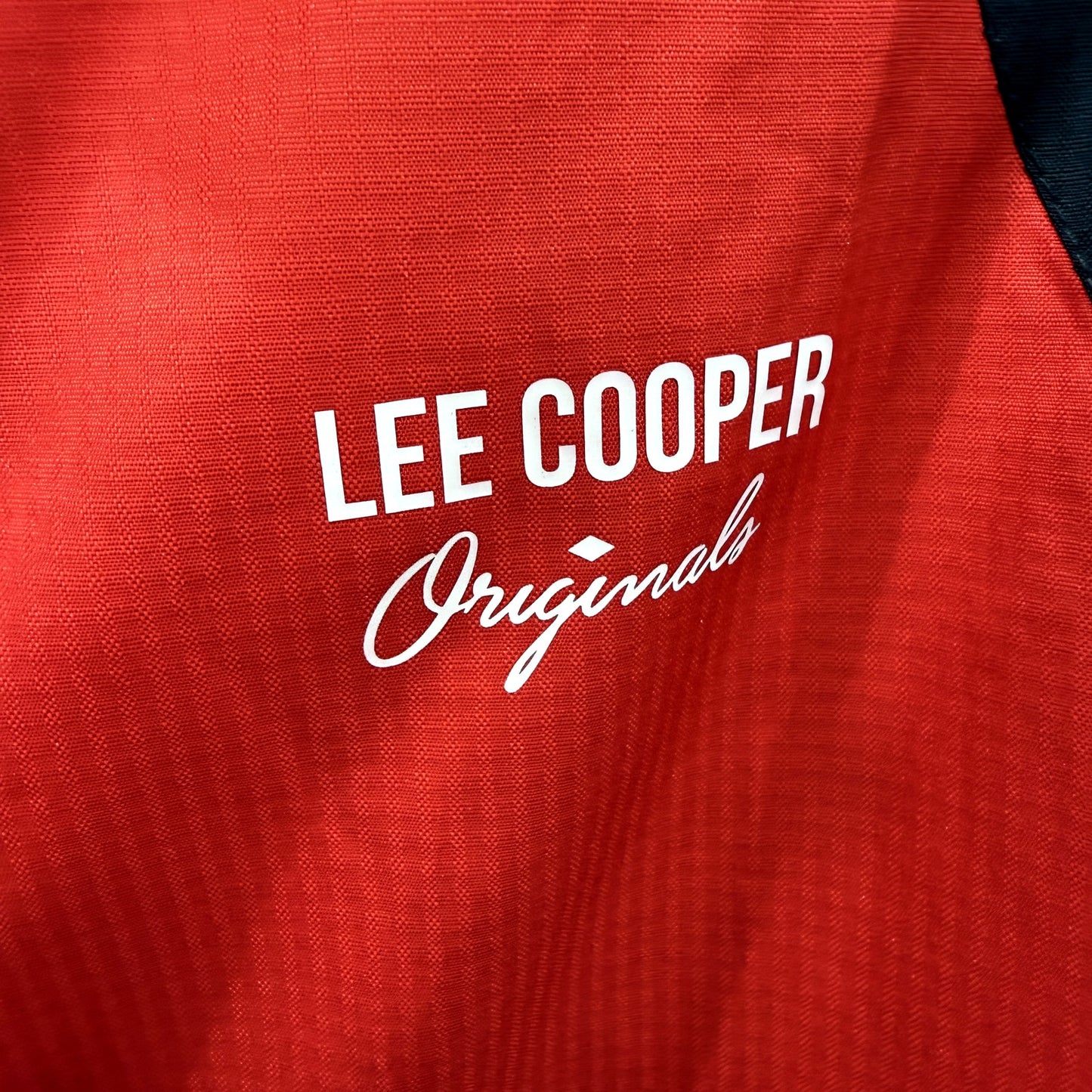 Lee Cooper Mens Lightweight Hooded Jacket in Red/Black, Size XL NEW