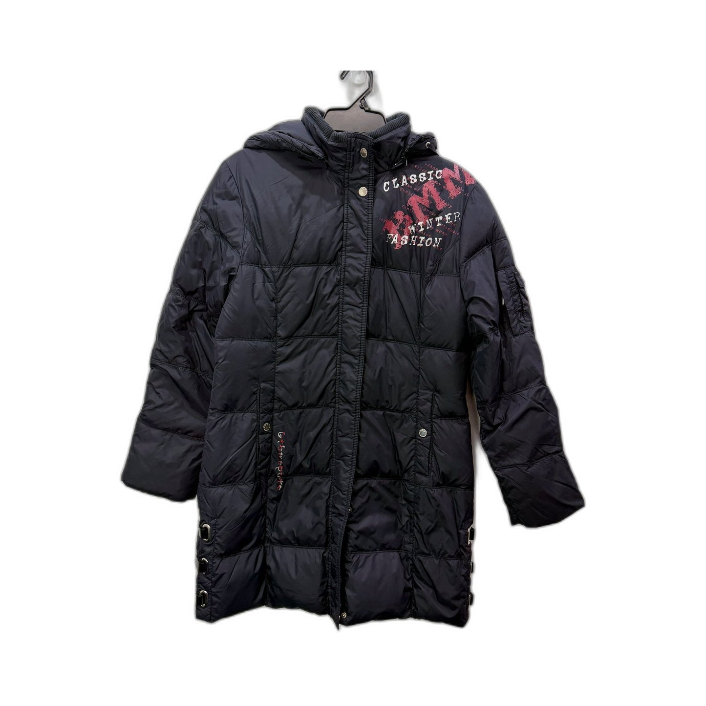 Bestwear Womens Hooded Quilted Puffer Jacket in Navy - Size 170/92A