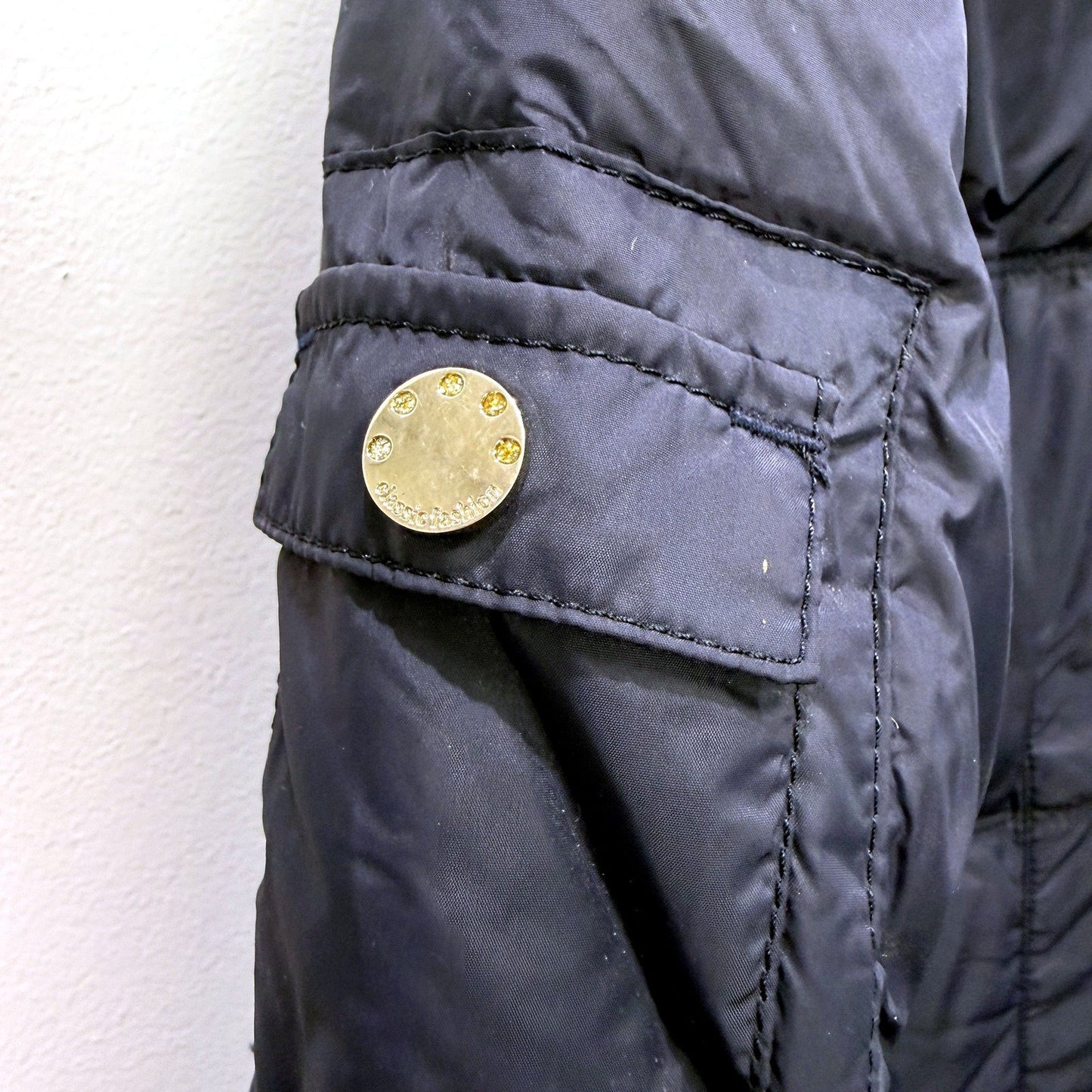 Bestwear Womens Hooded Quilted Puffer Jacket in Navy - Size 170/92A