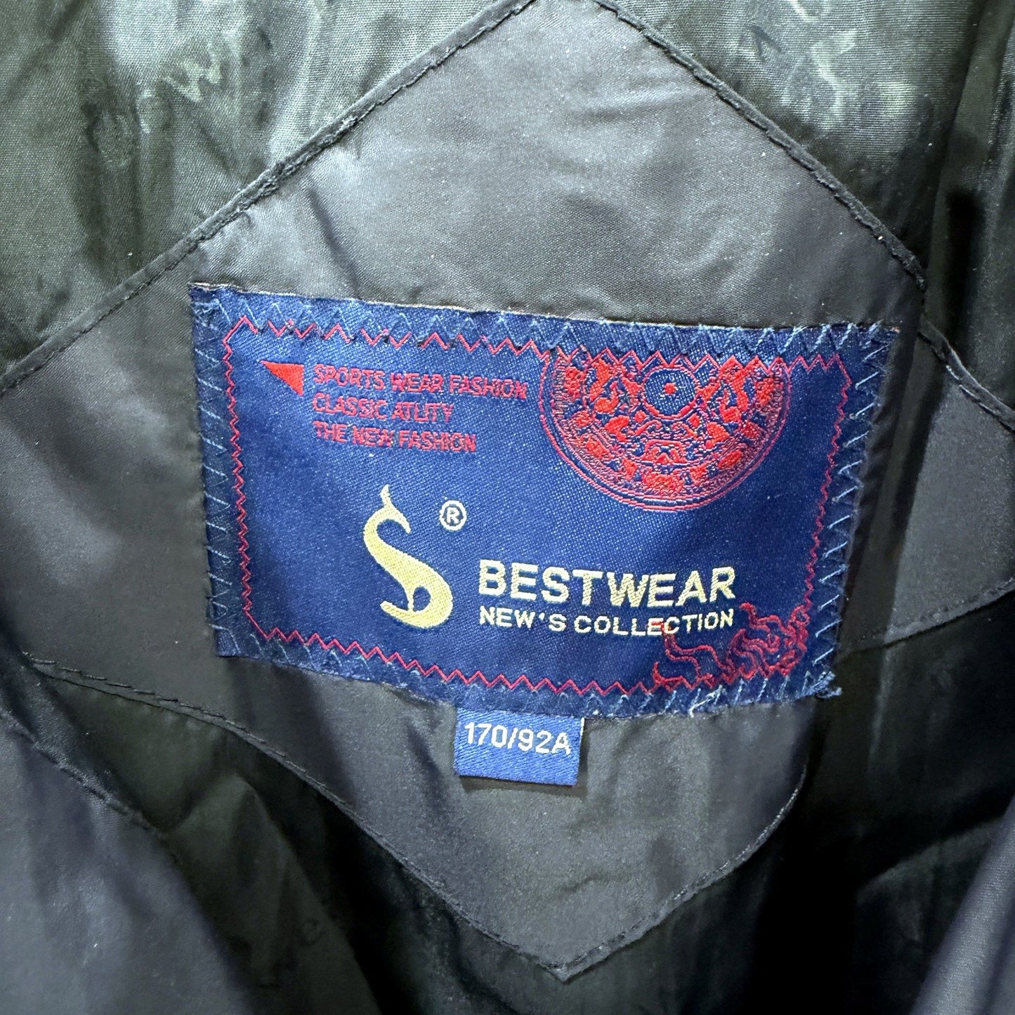 Bestwear Womens Hooded Quilted Puffer Jacket in Navy - Size 170/92A
