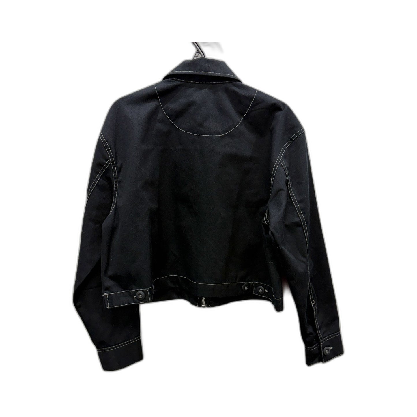 Insight Womens Cropped Lightweight Tweed Jacket in Black, Size M NEW