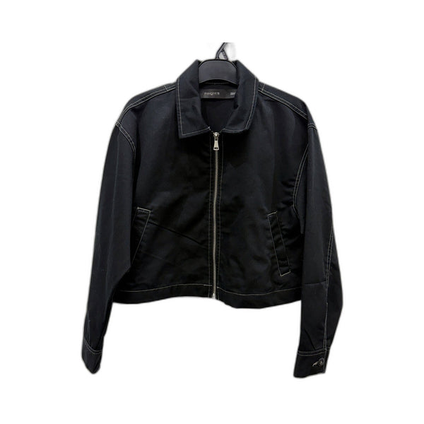 Insight Womens Cropped Lightweight Black Tweed Jacket Size S NEW