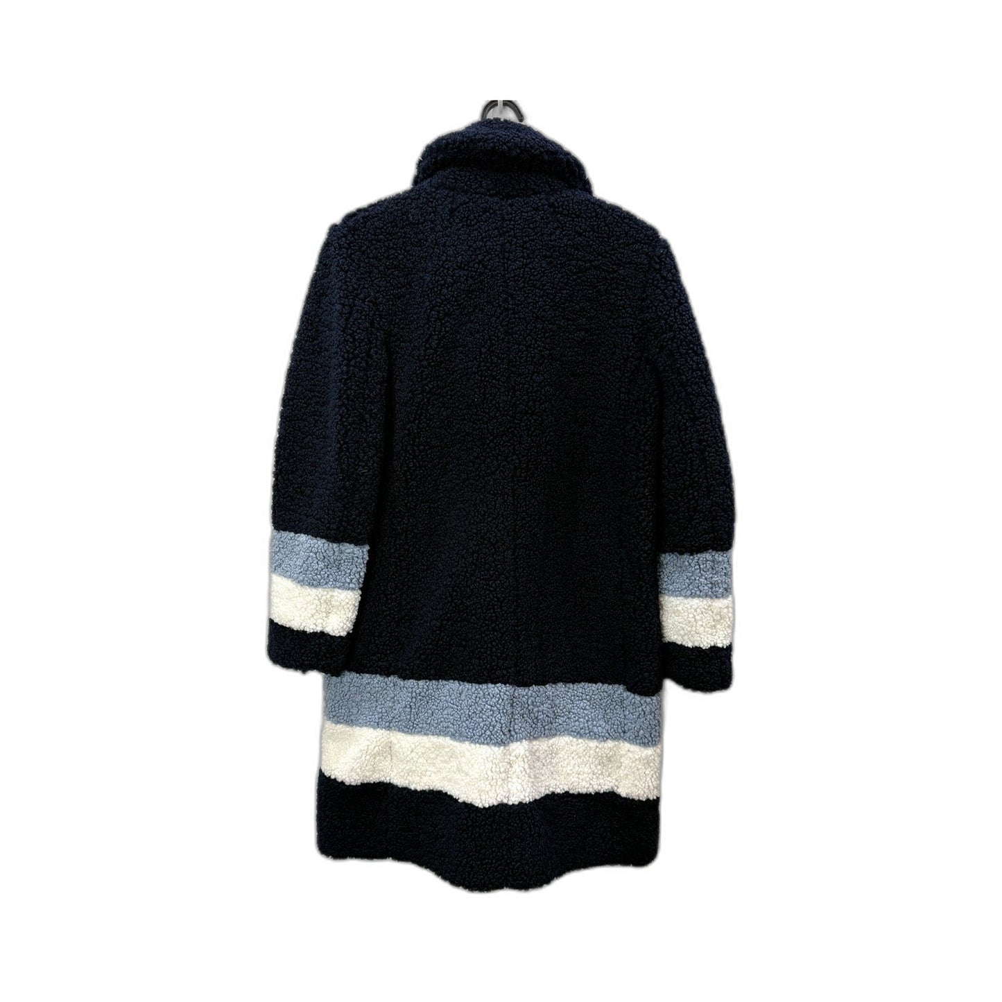 J.Crew Womens Teddy Sherpa Colourblock Topcoat Multi Color Size S