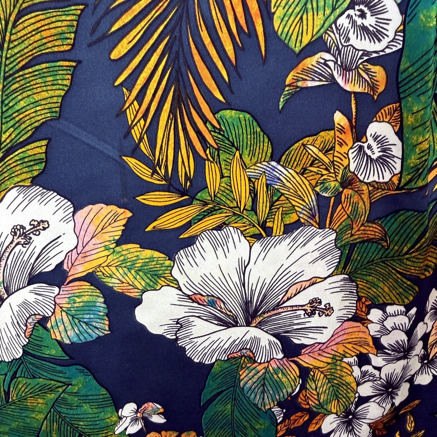 Lisa Ho Womens Sleeveless Floral Silk Blouse in Multi Color & - Size 8