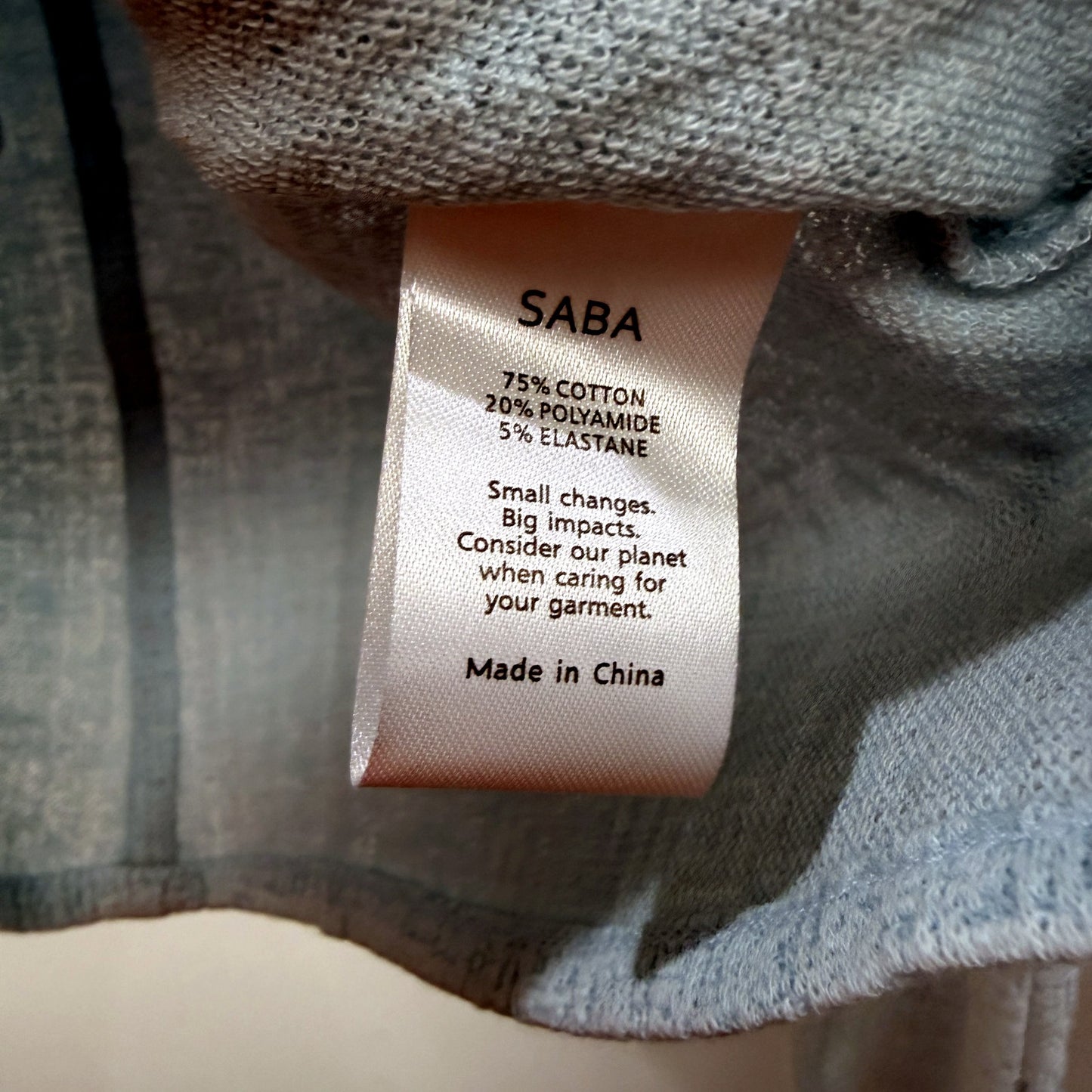 SABA Womens Sleeveless Knotted Front Sky Blue Top - Petite Size S