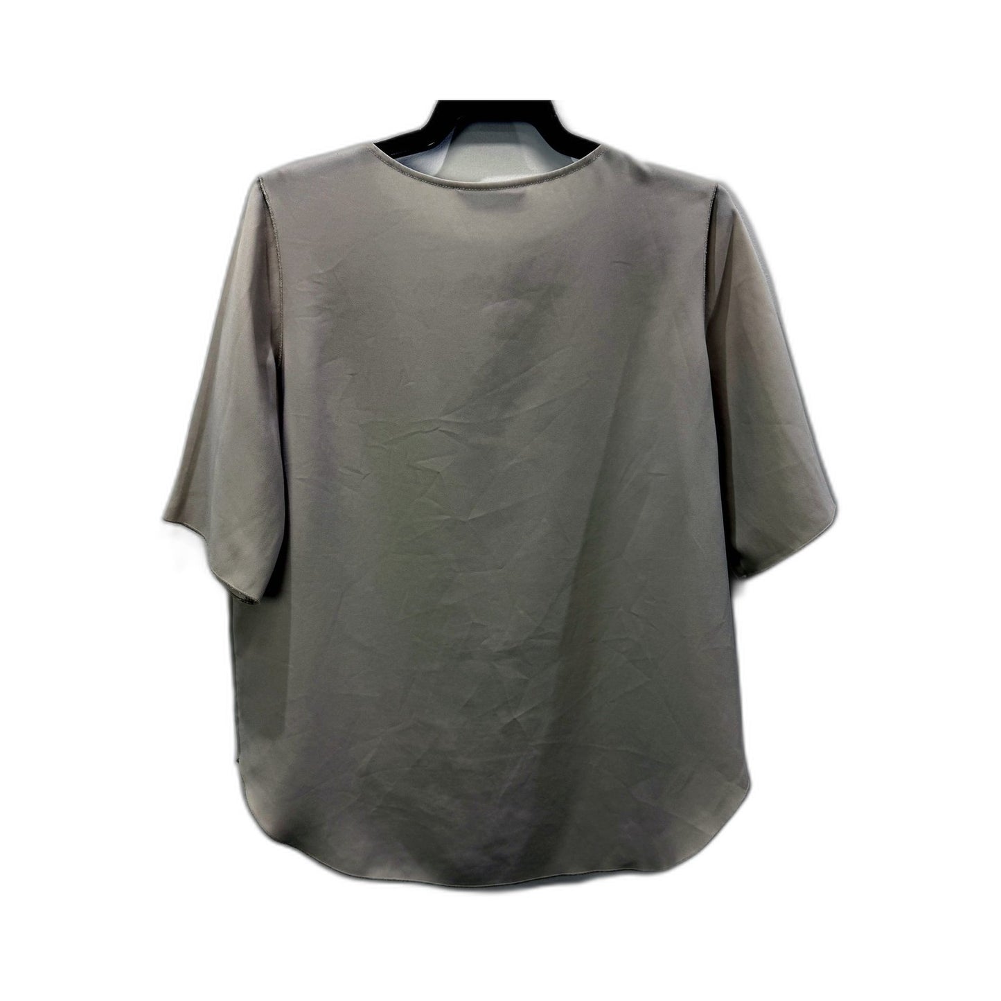 Jac & Jack Womens Gray Cotton T-Shirt for Casual Everyday Wear, Size S