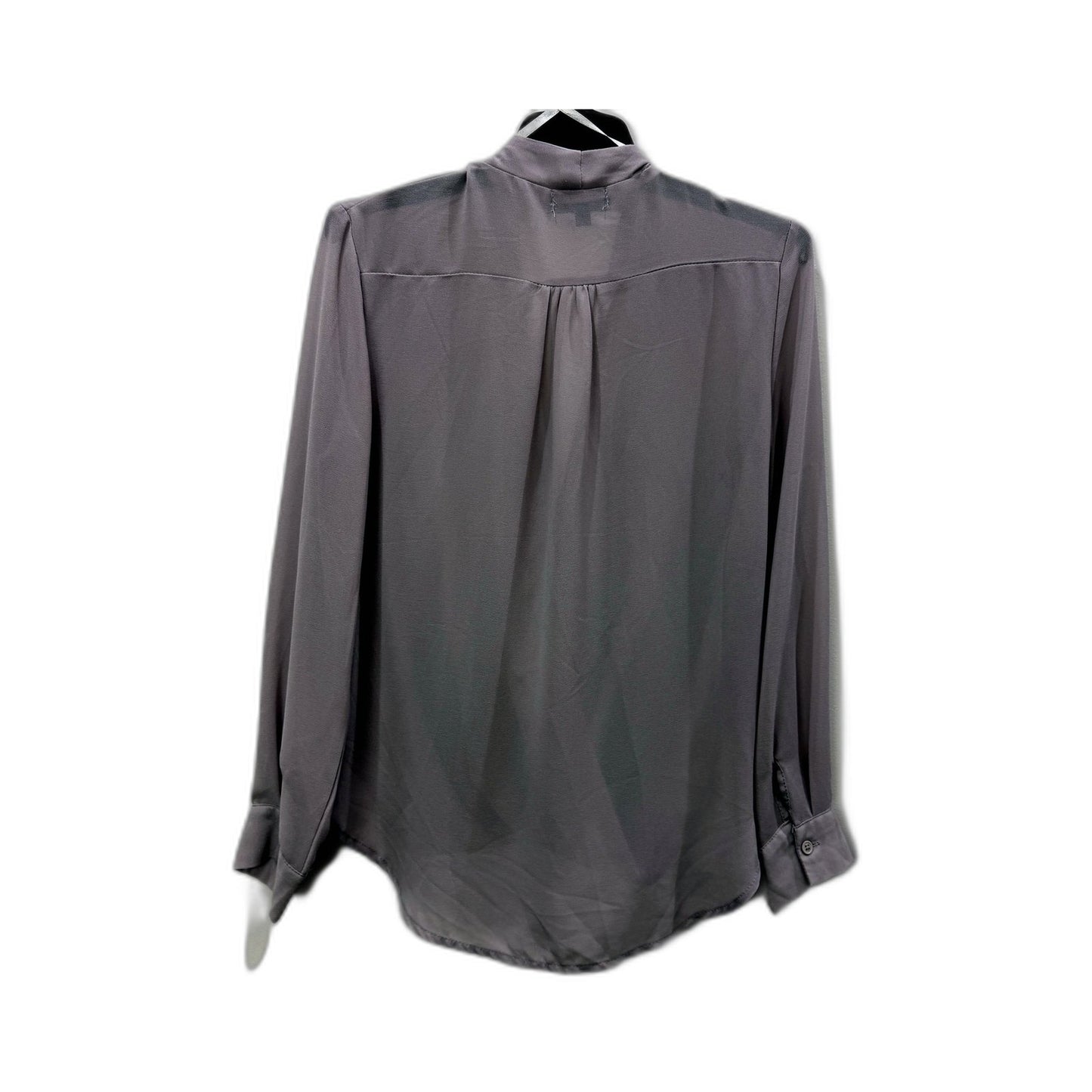 Reissemporium Womens Gray Lightweight Blouse Casual Polyester Top Size S