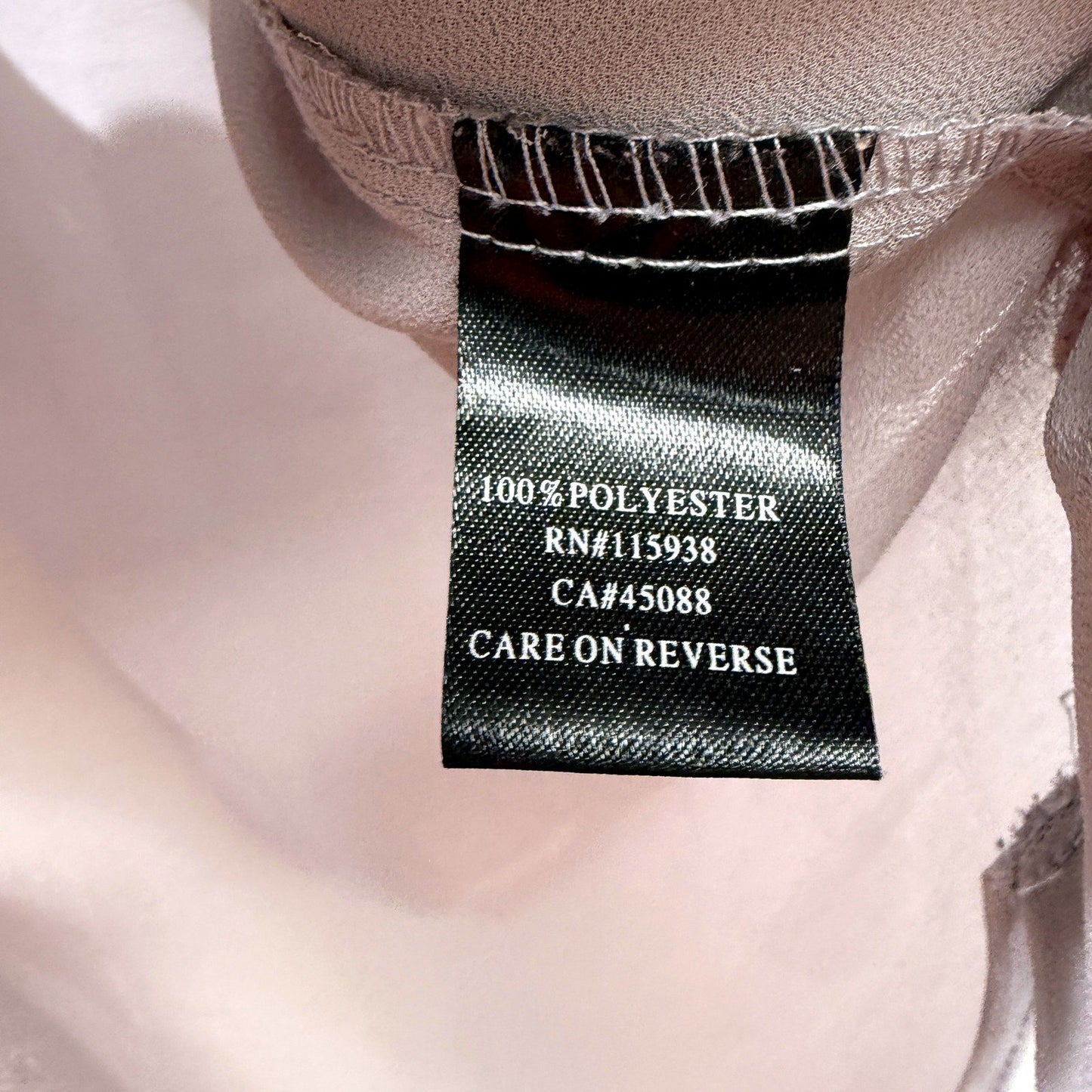 Reissemporium Womens Gray Lightweight Blouse Casual Polyester Top Size S