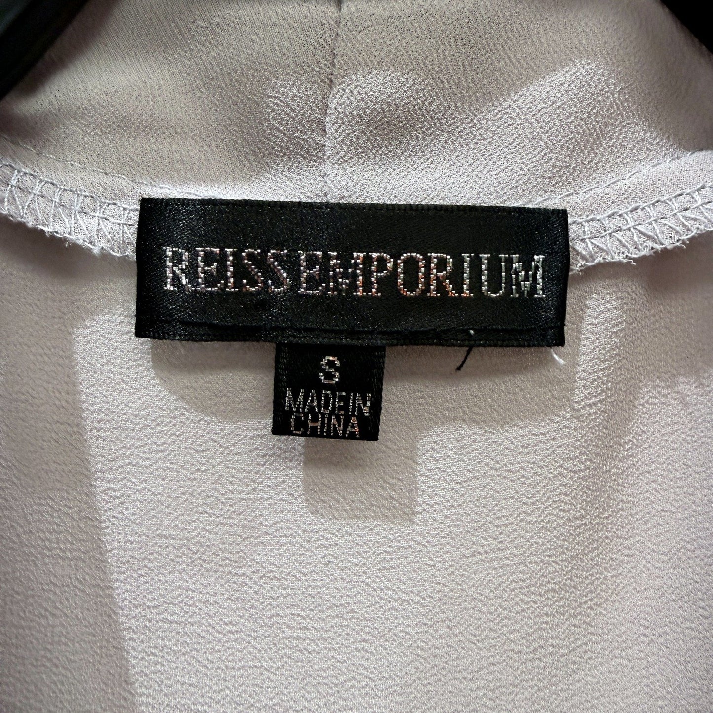 Reissemporium Womens Gray Lightweight Blouse Casual Polyester Top Size S
