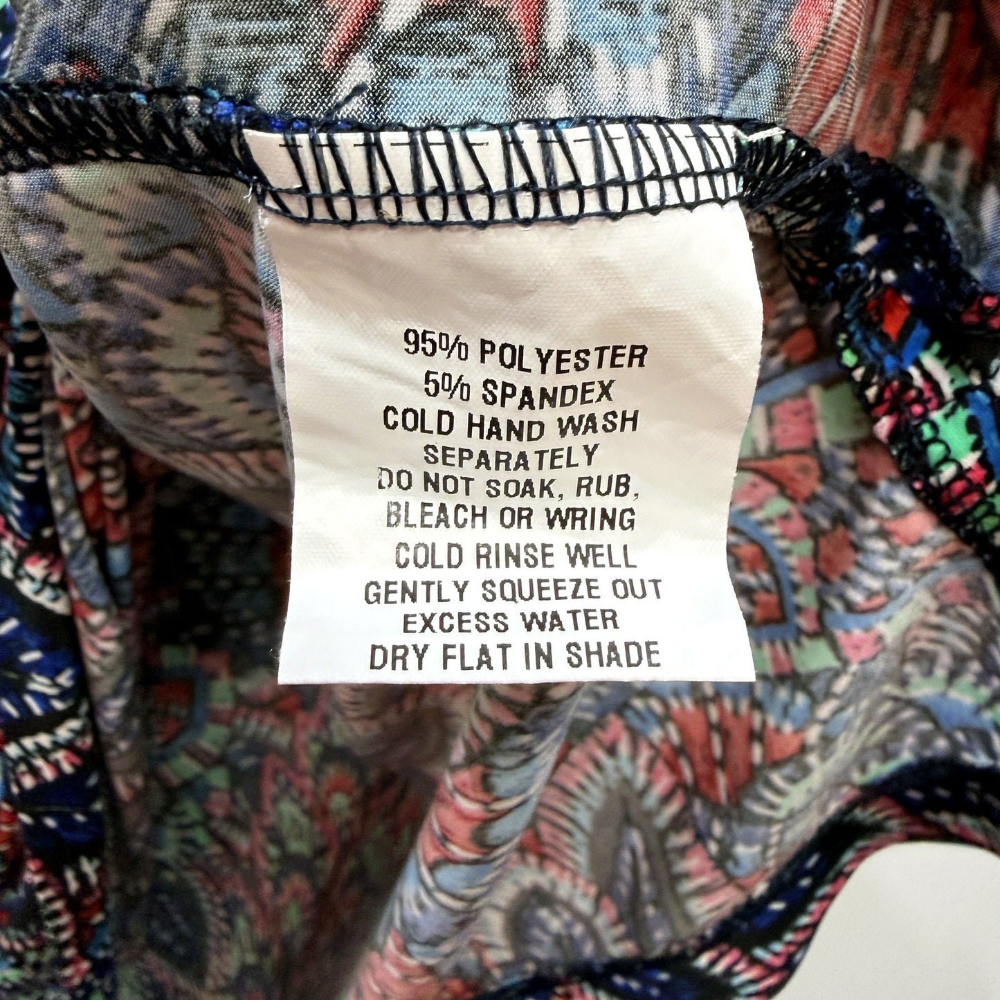 Fella Hamilton Womens Floral Print Pullover Top Long Sleeve Relaxed Fit Sz L
