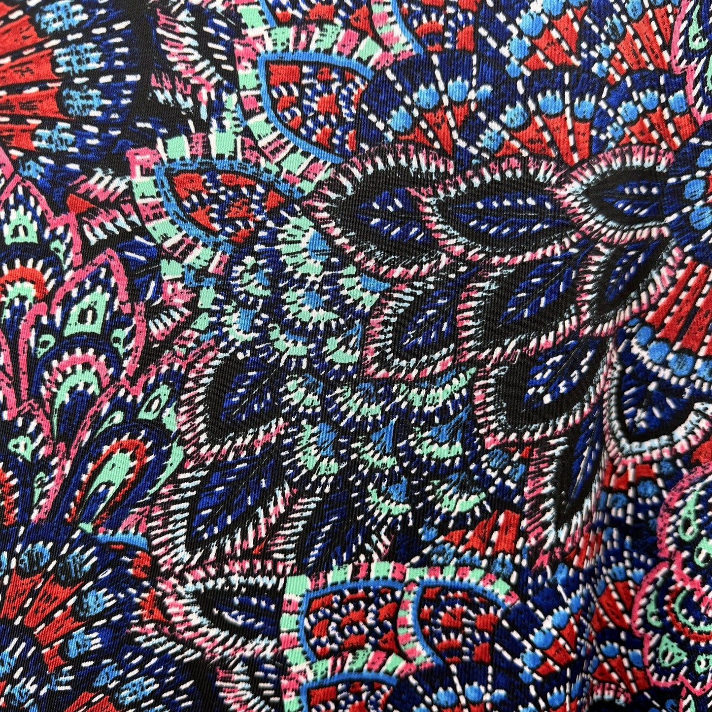 Fella Hamilton Womens Floral Print Pullover Top Long Sleeve Relaxed Fit Sz L