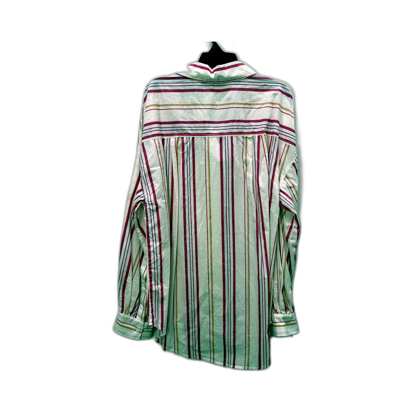 Country Road Womens Striped Tunic Lightweight Cotton Linen Antique Sz 10 NEW