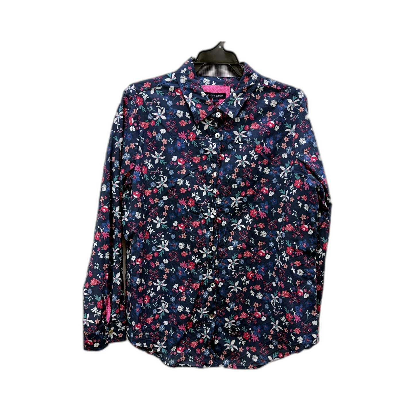 Gordon Smith Womens Button-Down Shirt Floral Print Cotton Multi Color Size NEW
