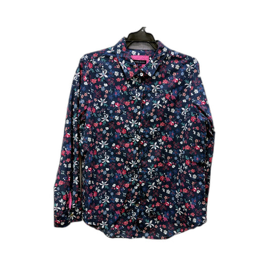 Gordon Smith Womens Button-Down Shirt Floral Print Cotton Multi Color Size NEW