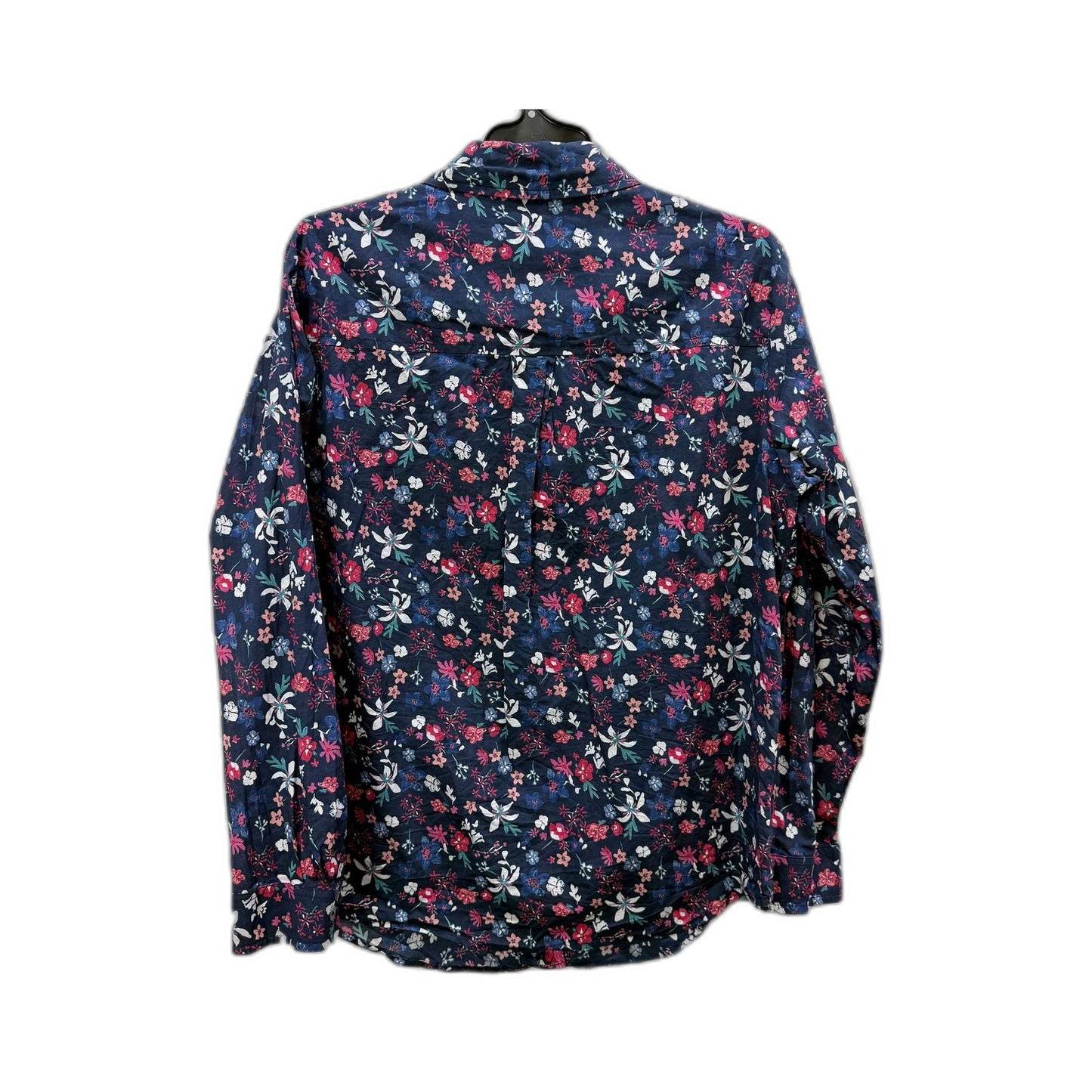 Gordon Smith Womens Button-Down Shirt Floral Print Cotton Size 12 NEW