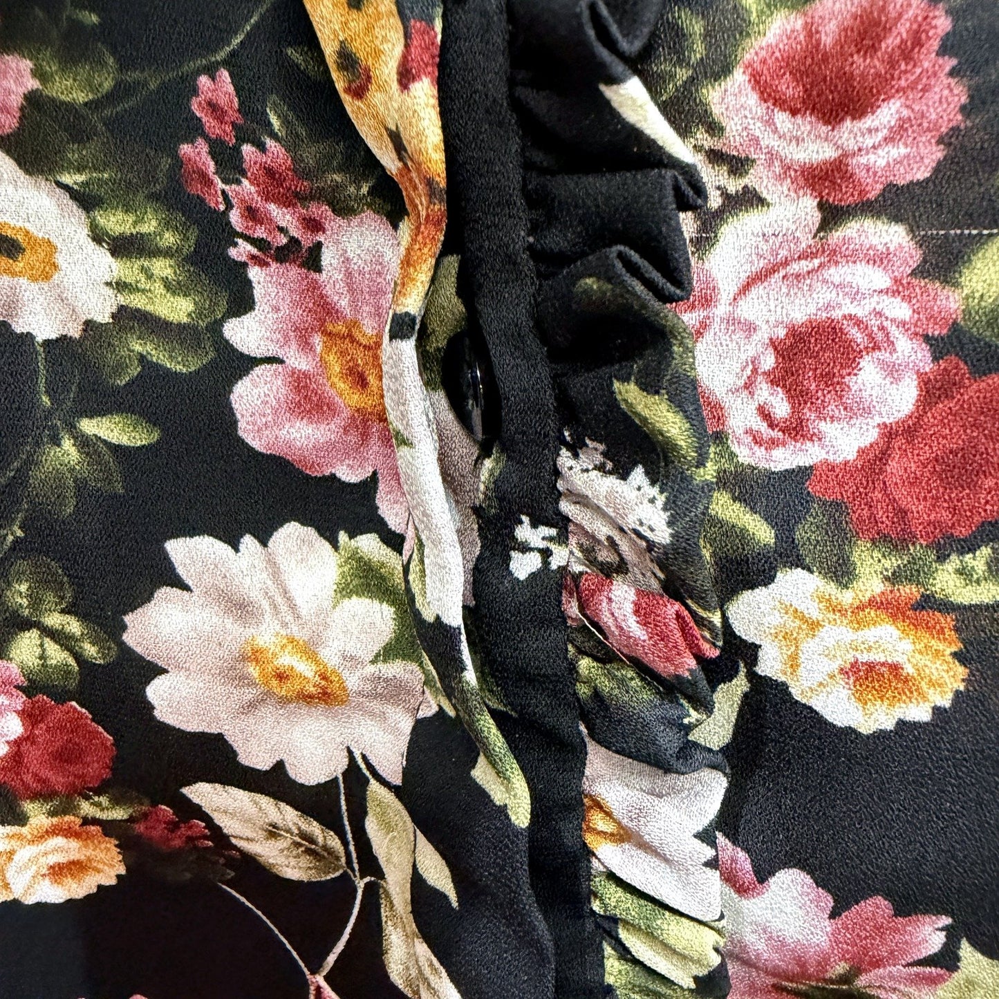 Portmans Womens Sleeveless Floral Blouse Casual Feminine Top Multi Color Size 12