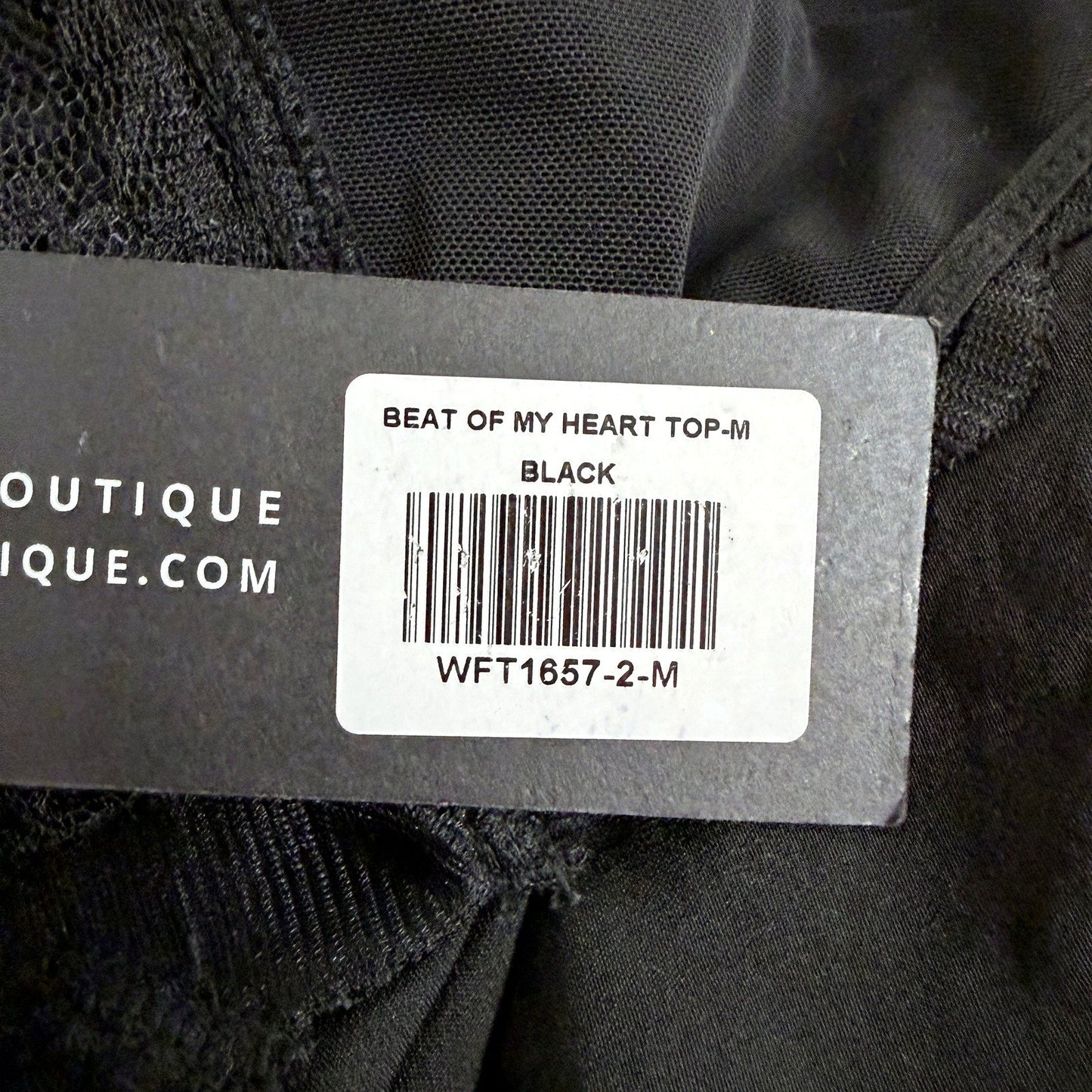 White Fox Womens Duel Layer Lace Camisole Top in Black, Size M NEW
