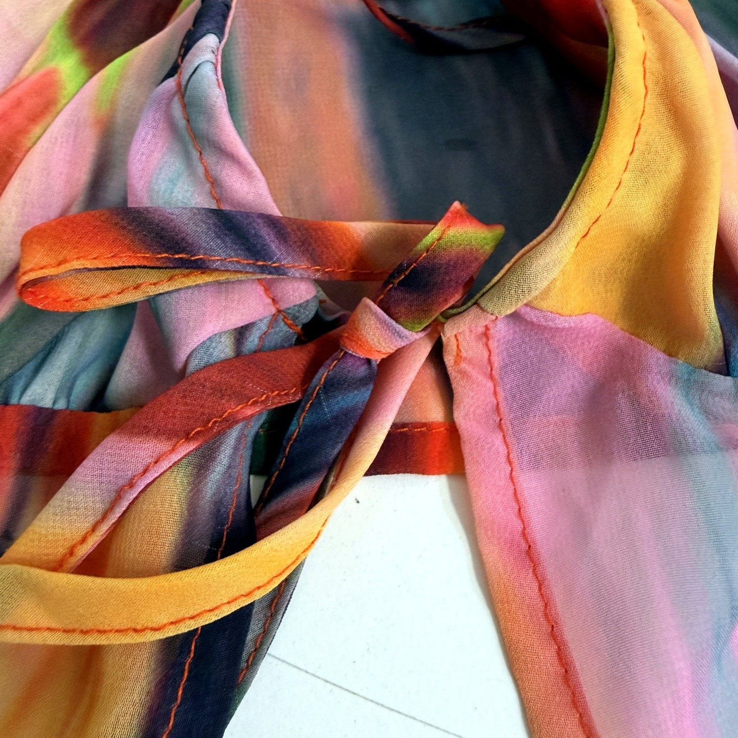 SNDY's Womens Cropped Tie Dye Camisole Top Colorful Sleeveless Tank Size XS NEW