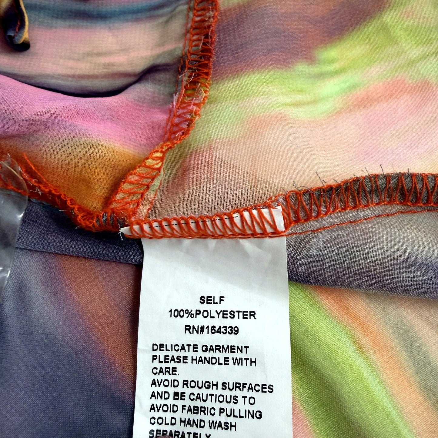 SNDY's Womens Cropped Tie Dye Camisole Top Colorful Sleeveless Tank Size XS NEW