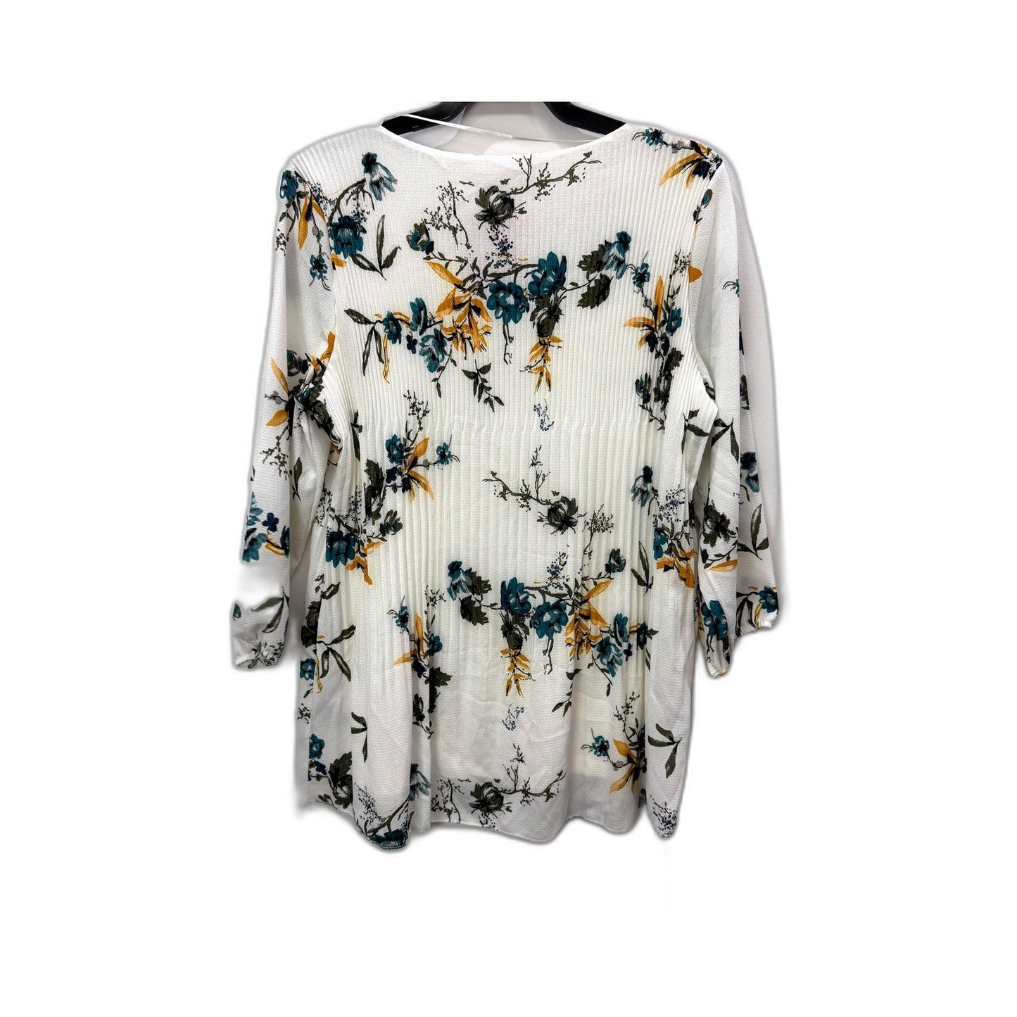 Armand Thiery Womens Ribbed Knit Pullover Blouse in Multi Color Size 2 NEW