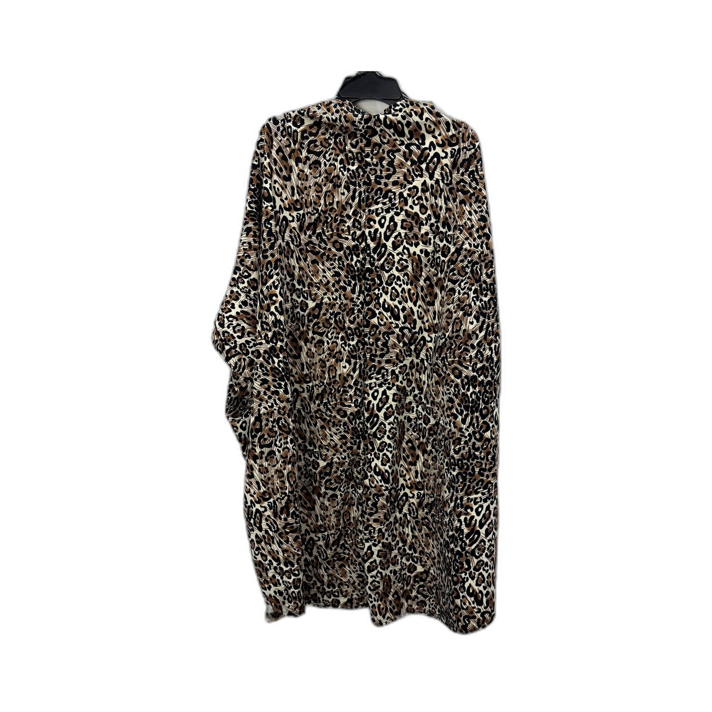 Leopard Womens Print Open Front Cardigan Plus Size XL/XXL NEW