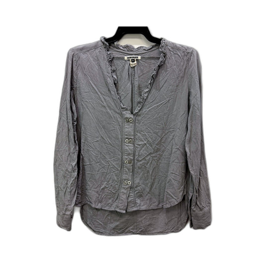 Quiksilver Womens Gray Pullover Blouse Casual Lightweight Rayon Size XS