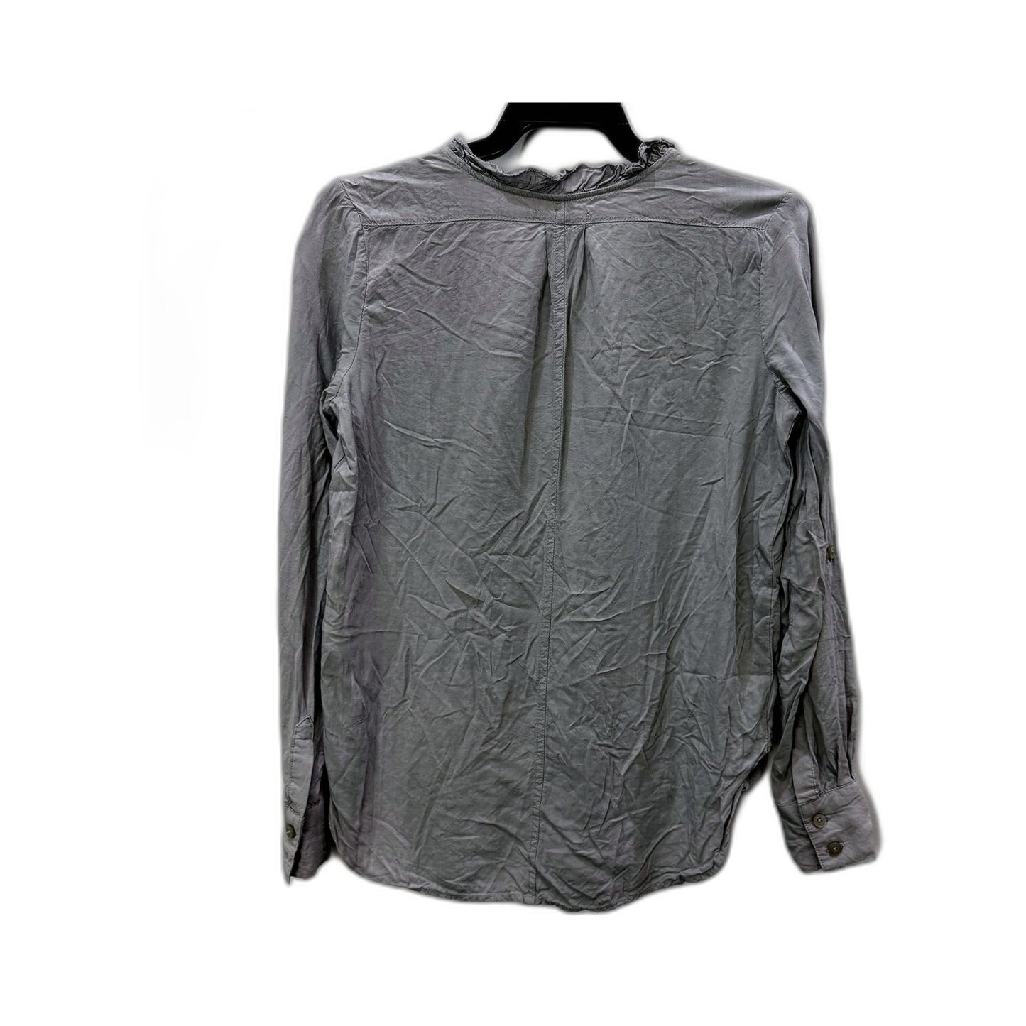 Quiksilver Womens Gray Pullover Blouse Casual Lightweight Rayon Size XS