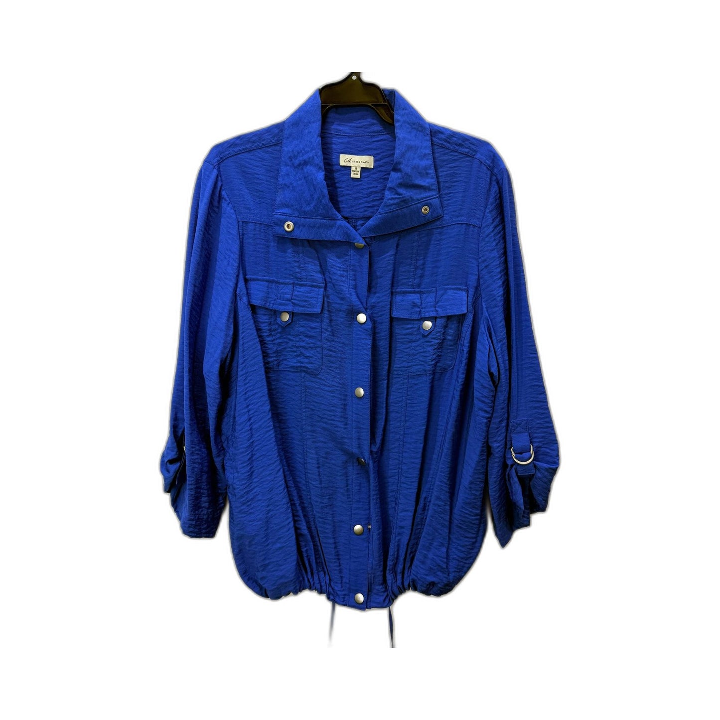 Autograph Womens Lightweight Jacket in Blue, Size 18