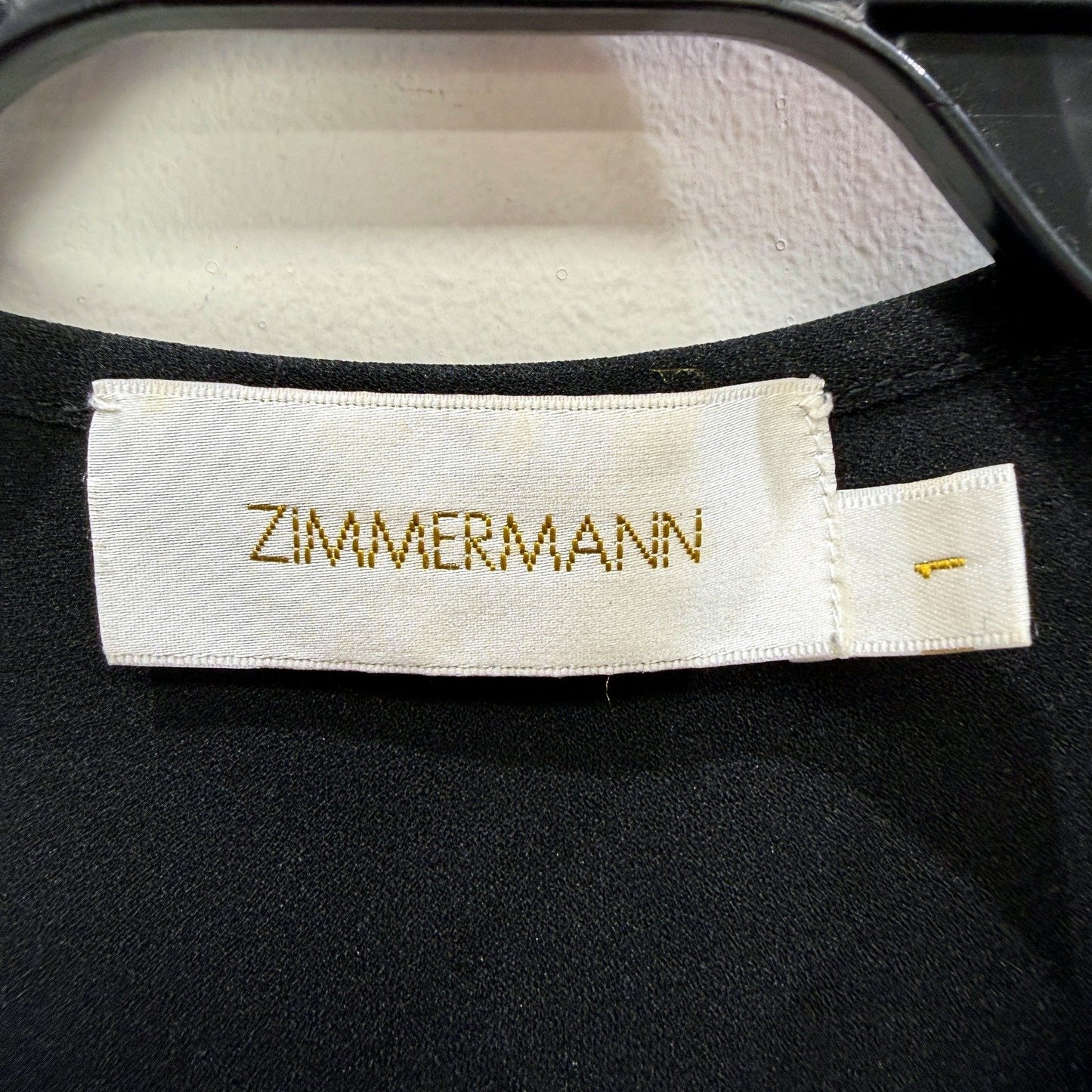 Zimmermann Womens Pleated Dress Black Premium Designer Outerwear Size 1